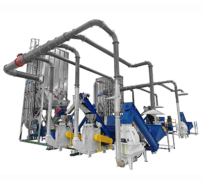 SPC Flooring Crushing and Pulverizing Recycling Line