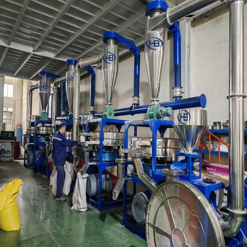 Rubber Pulverizer Machine Performs Great in Huibang Company